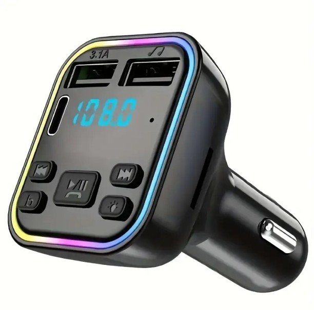E-plugs v5.0 Car Bluetooth Device with Car Charger, FM Transmitter, Audio Receiver