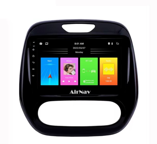 AirNav Renault Captur Android Radio Bundle High Spec Wireless CarPlay & Android Auto Car Stereo