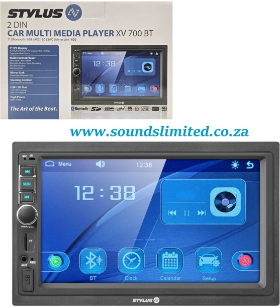 Stylus 7 inch Touchscreen XV 700BT Car Stereo