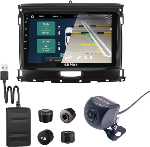 AirNav Ford Ranger T7 Android Radio Bundle with TPMS & Camera, Wireless CarPlay Car Stereo