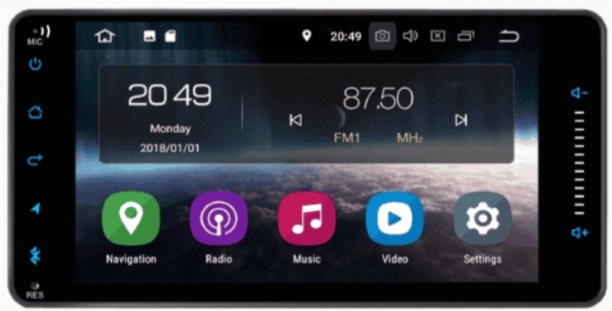 MVA Spares Uni 7Inch Toyota Car Stereo