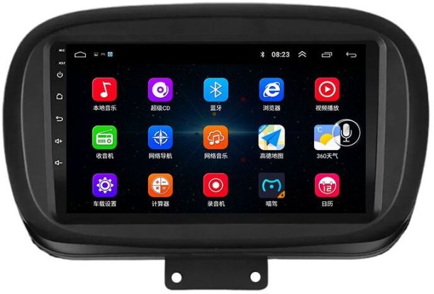 AirNav Fiat 500 High Spec Android Head unit Wireless Carplay Android Auto Bundle Car Stereo
