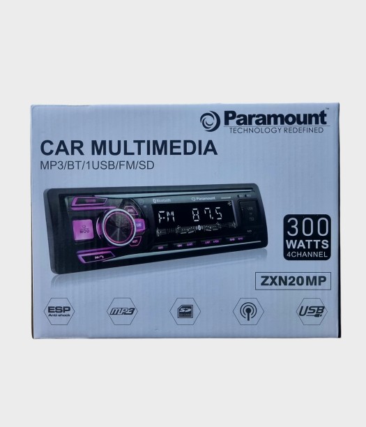 PARAMOUNT ZXN20MP Car Stereo