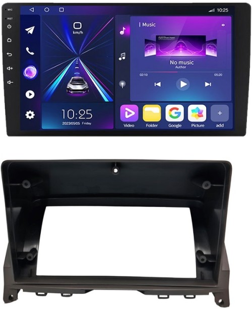 Caska CM-PZA842 F50 9″ Android Media Player with Fascia Trim Plate for Mercedes 2014 C-Class W204 Car Stereo