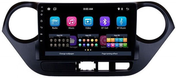 AirNav Hyundai Grand i10 Android Radio High Spec Wireless CarPlay & Android Auto + Reverse Camera Car Stereo