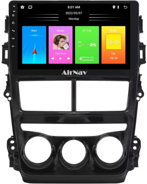 AirNav Toyota Yaris 2018-2020 Android Radio Bundle Car Stereo