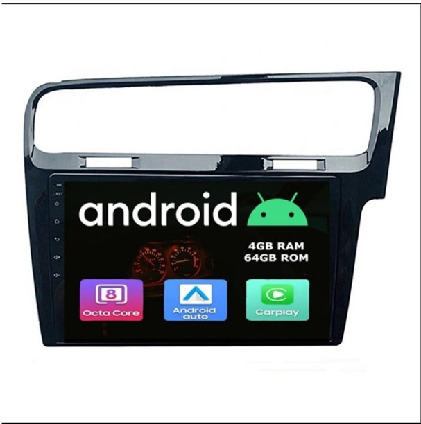 Renzo VW Golf 7 GTI / TSI Android Radio Bundle with Wireless CarPlay &Android Auto Car Stereo