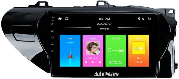 AirNav Toyota Hilux GD6 Android Radio Bundle High Spec Wireless CarPlay & Android Auto + Reverse Camera Car Stereo