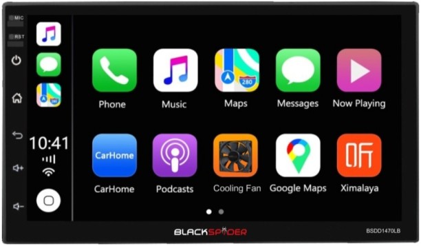 Blackspider BSDD1470LB android auto carplay 7inch Car Stereo