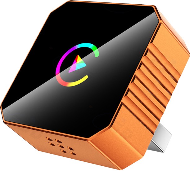 Finevr Wireless CarPlay Adapter for CarPlay ＆Android Auto, Mini Size Wired to Wireless CarPlay, Plug & Play, Fast & Stable Connection, Car Play Adapter Compact with USB/USB-C Car Stereo