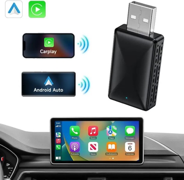 Finevr carplay box wired to wireless smart wireless carplay adapter car-machine interconnection box Car Stereo
