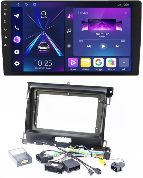Caska CM-PZFEA333 F50 9″ Android Media Player with Fascia Trim Plate for VWPolo8 Car Stereo