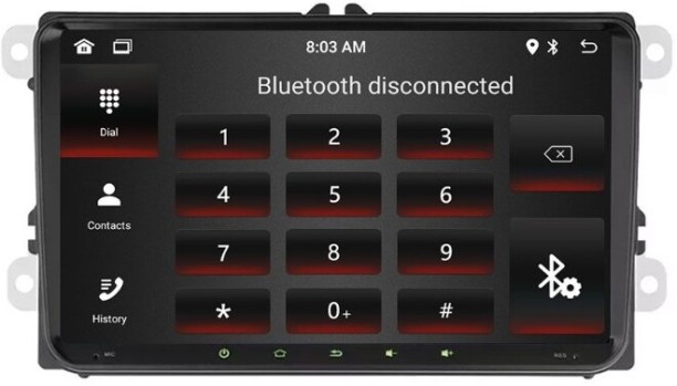 Renzo Auto 9 Inch High Spec Android GPS Navigation System For VW Vehicles Car Stereo