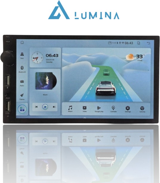 Lumina LA-AV7150-PRO 7" Android Auto/Apple CarPlay Car Stereo
