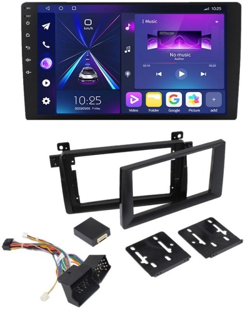 Caska CM-PZ-603 F50 9″ Android Media Player with Fascia Trim Plate for Bmw E46 Car Stereo