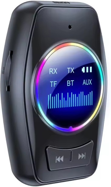 Fantasy Town Bluetooth Audio Receiver,Car Bluetooth V5.4 Audio Receiver, Transmitter RX TX Model 2 in 1 Audio Adapter Without TF Card Car Stereo