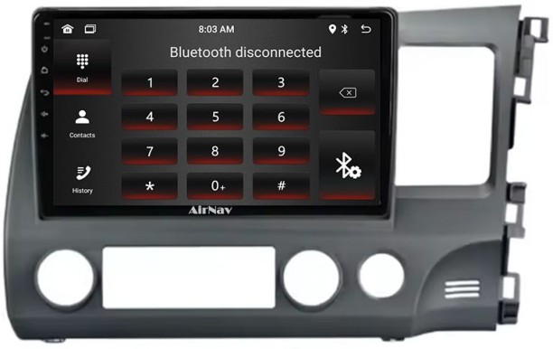 AirNav Honda Civic 2006–2011 Android Radio Bundle with Wireless CarPlay & Android Auto Car Stereo