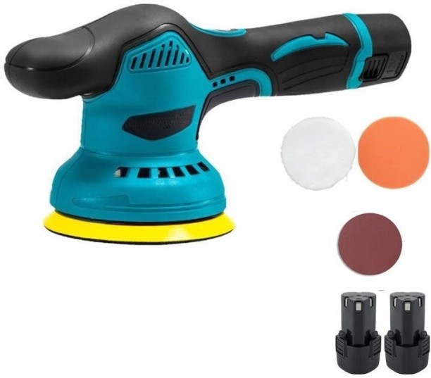 lilhe 12V Electric Car Polisher Machine with Polishing Pad Kit Paste  Polish for Exterior