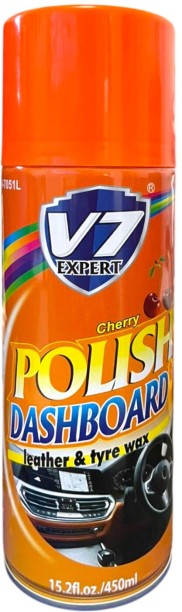 V7 Expert Polish Dashboard Leather & Tyre Wax (Cherry) Liquid  Polish for Dashboard