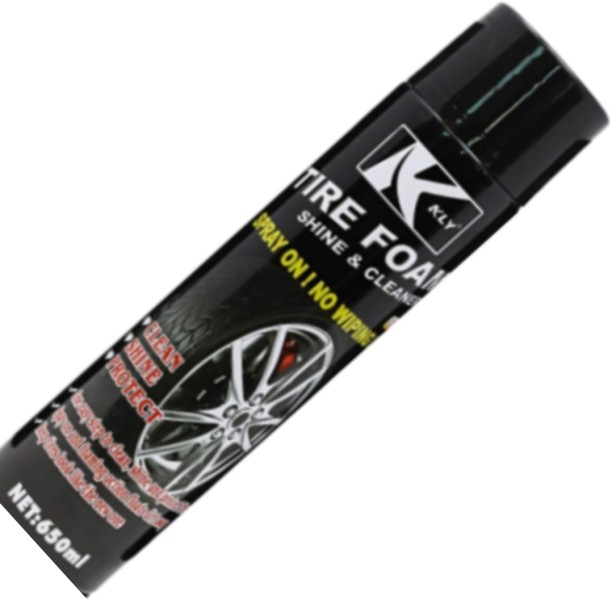 Kly Tire Foam Shine And Cleaner Liquid  Polish for Tyres