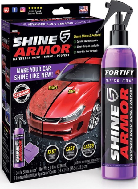 SHINE ARMOR Ceramic Coating Fortify Quick Coat Vehicle Washing Liquid