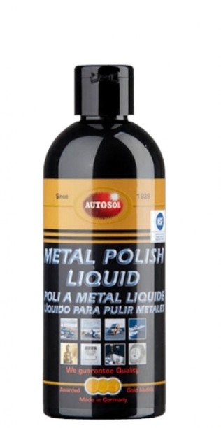 Autosol Metal Polish Liquid (250ml) Liquid  Polish for Metal Parts