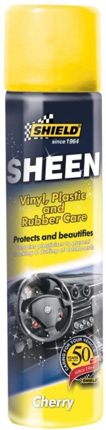 Shield Sheen Vinyl, Plastic & Rubber Care Cherry Liquid  Polish for Dashboard