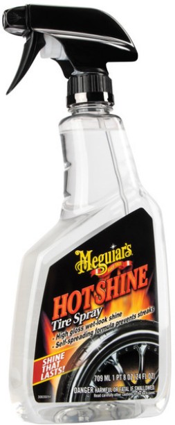 Meguiars Hot Shine Tyre Spray Liquid  Polish for Tyres