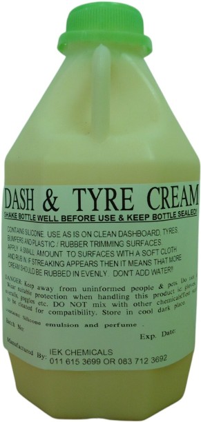 IEK Chemicals Dash and Tyre Cream Liquid  Polish for Tyres, Dashboard, Bumper, Leather