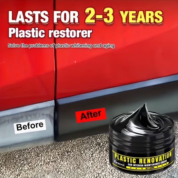 Farienne Car Bumper Polish Paste  Polish for Bumper, Dashboard, Exterior, Leather, Rubber, Tyres, Trim, Vinyl