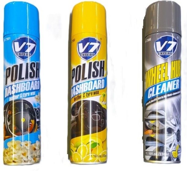 ExcelB Wheel Hub Cleaner & Dashboard Wax Liquid  Polish for Tyres, Dashboard