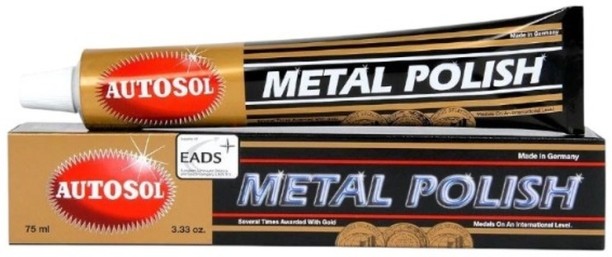 Autosol Metal Polish 75ml Tube Paste  Polish for Metal Parts