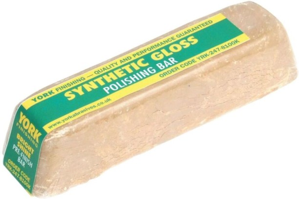 York 800Gm Synthetic Gloss Polishing Bar Paste  Polish for Metal Parts