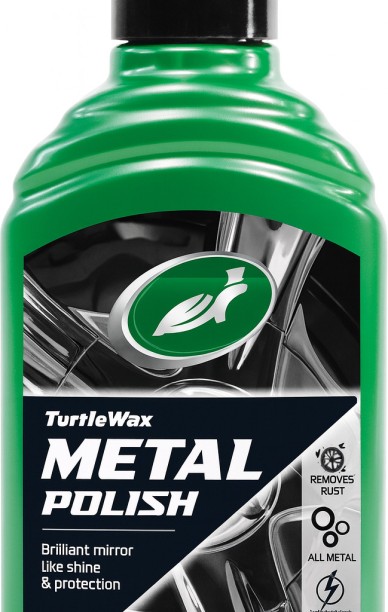 Turtle Wax Metal Polish Liquid  Polish for Metal Parts, Chrome Accent
