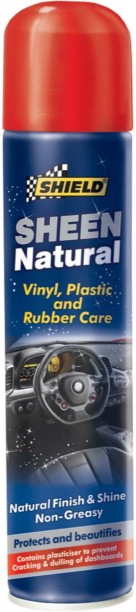 Shield Sheen Vinyl, Plastic & Rubber Star - Red Liquid  Polish for Dashboard