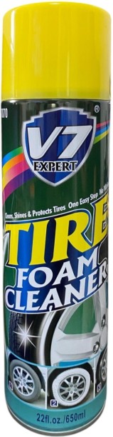 V7 Expert Tire Foam Cleaener Liquid  Polish for Tyres