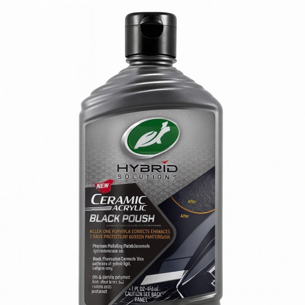 Turtle Wax Hybrid Solutions Ceramic Acrylic Black Polish Liquid  Polish for Exterior