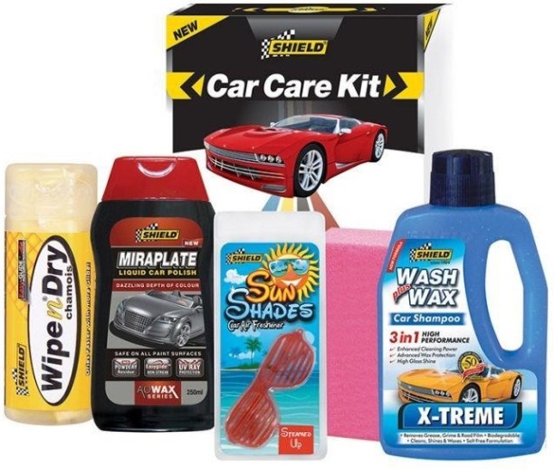 Shield Car Care Bucket - Promotional Kit Liquid  Polish for Exterior