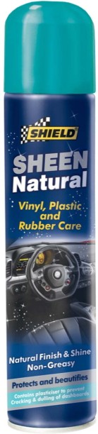 Shield Sheen Vinyl, Plastic & Rubber Star Liquid  Polish for Dashboard