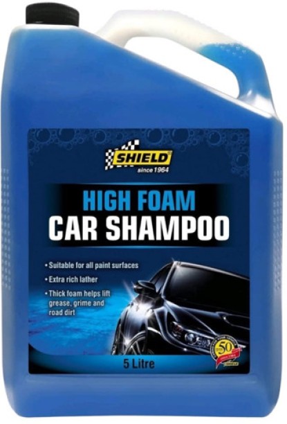 Shield High Foam Car Shampoo Liquid  Polish for Bumper, Windscreen, Tyres