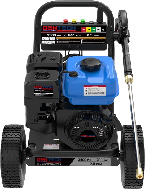 Gentech 3500 PSI / 240 Bar Petrol Pressure Washer