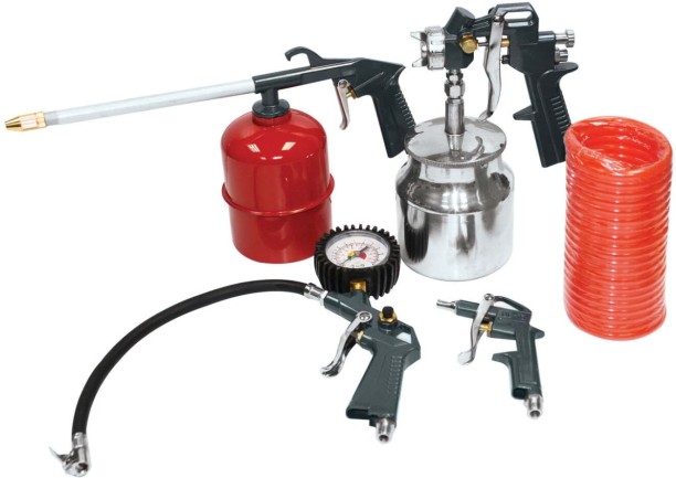 Tradeair Spray Gun + 5Pc Accessory Kit Spray Gun