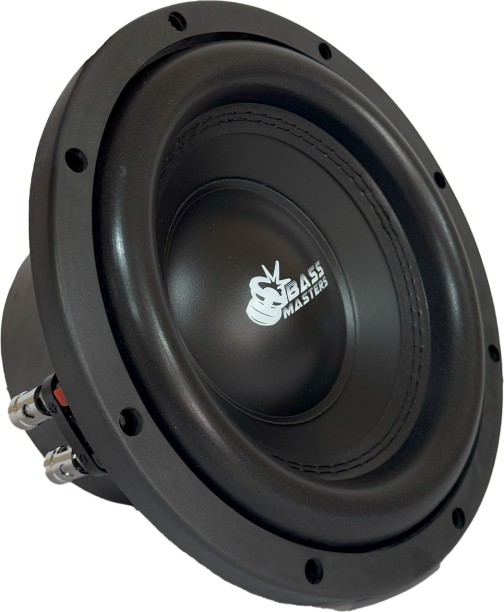 BASSMASTER SPL08D4 Subwoofer Rear Deck Mounted Round Car Speaker