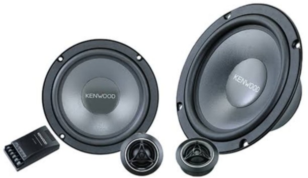 Kenwood KFC-S650 PH 6.5 inch Mids & Tweeters Kit Component Door Mounted Round Car Speaker