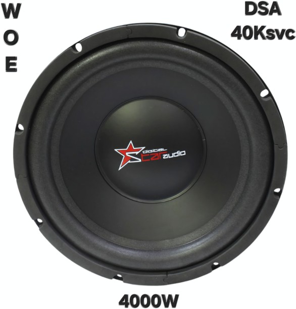 STAR AUDIO DSA 40K Subwoofer Rear Deck Mounted Round Car Speaker