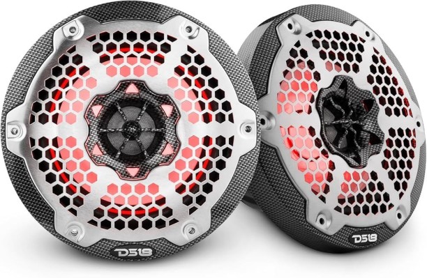 DS18 CF65 Coaxial Rear Deck Mounted Round Car Speaker