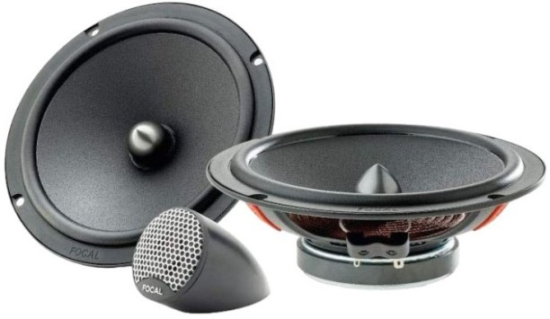 Focal Universal KIT ISU165 Component Rear Deck Mounted Round Car Speaker