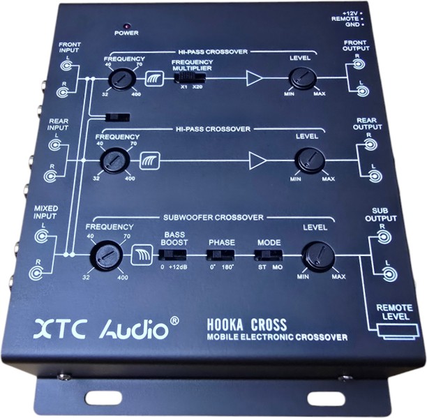 XTC HOOKA CROSS Component Kick Panel Rectangular Car Speaker