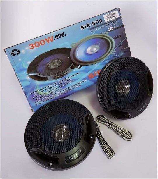 SiRCONY 5.25" 300W Speaker Set Coaxial Door Mounted Round Car Speaker