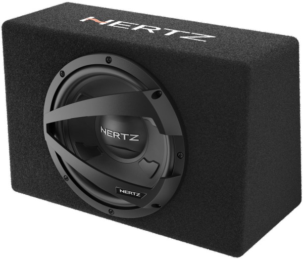 Hertz DBX 25.3 Dieci Series 10 inch With Enclosure Subwoofer Rear Deck Mounted Rectangular Car Speaker